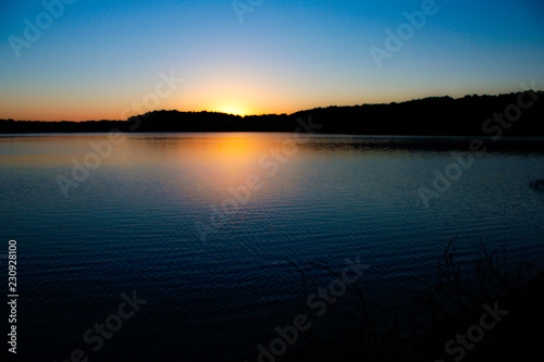 lake sunset