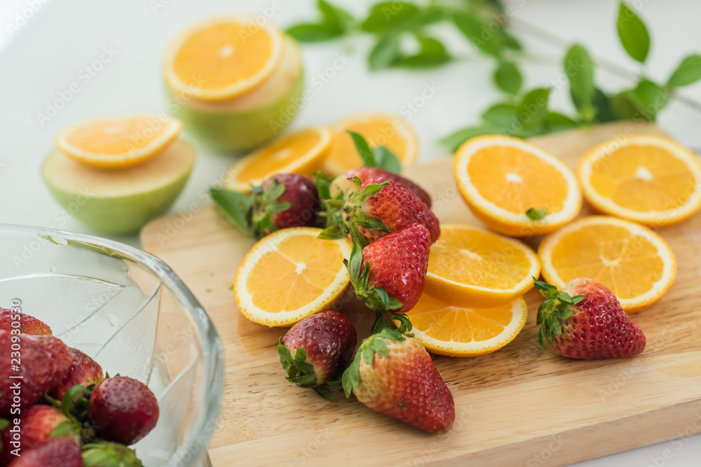 Various fruits, Eating Health care and Healthy concept Various fruits, Eating Health care and Healthy concept