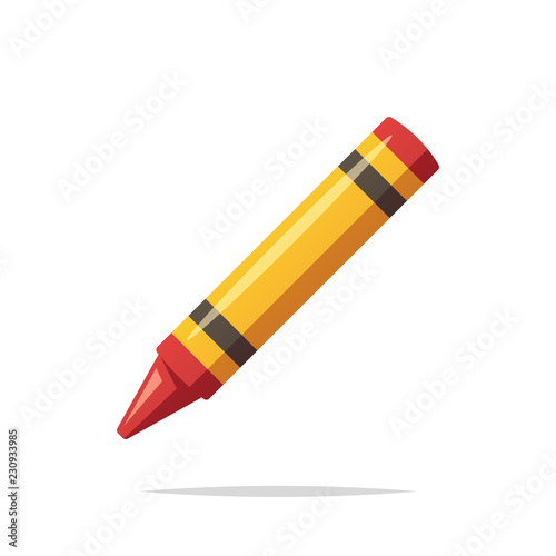Crayon vector isolated