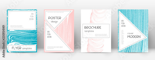 Cover page design template. Stylish brochure layou