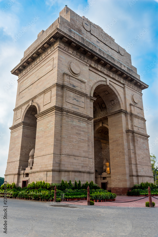 India Gate , Delhi , a historical building structure 