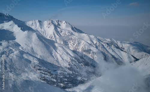 Winter in mountains