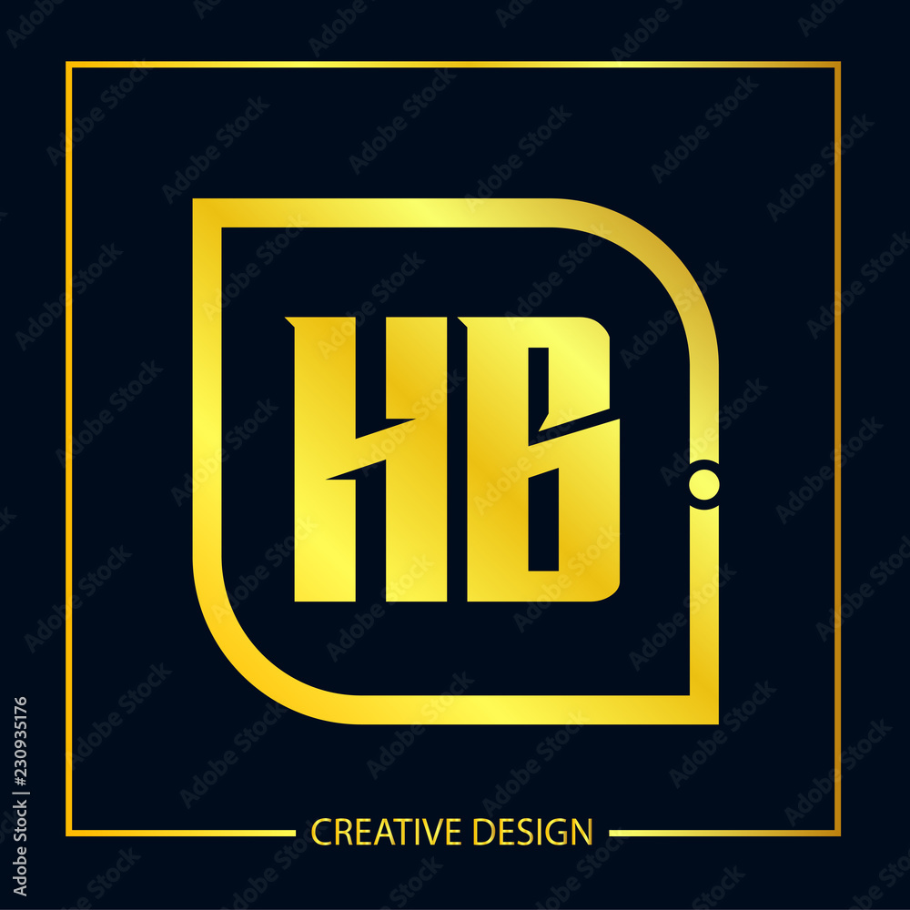Initial Letter HB Logo Template Design Vector Illustrator Initial Letter HB Logo Template Design Vector Illustrator
