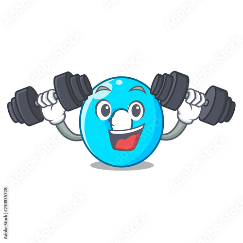 Fitness the number zero on the character