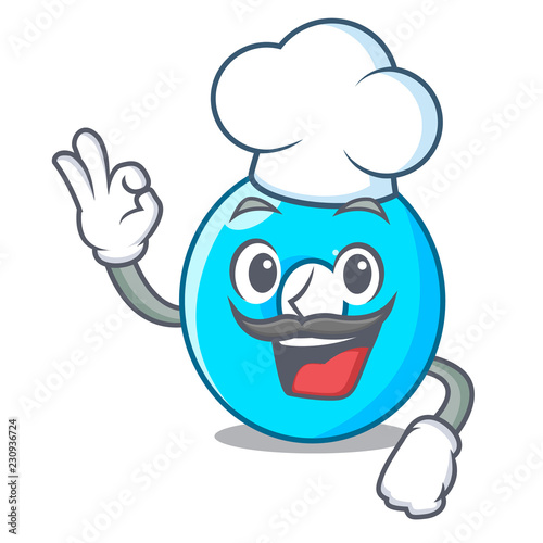 Chef the number zero on a cartoon
