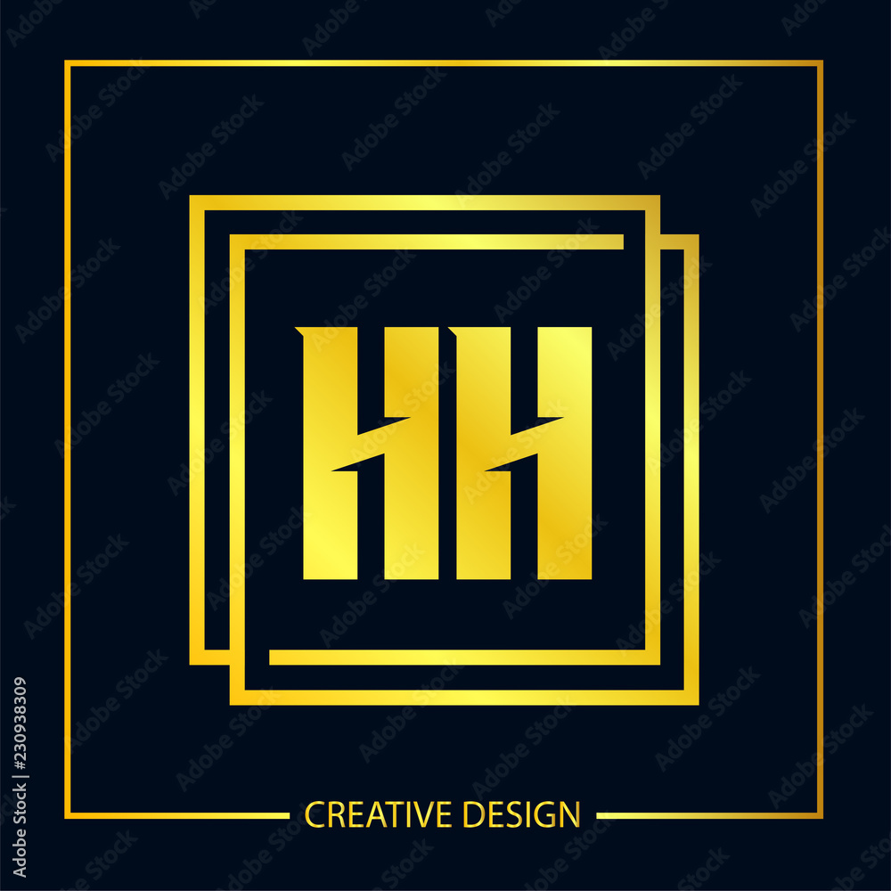 Initial Letter HH Logo Template Design Vector Illustrator Initial Letter HH Logo Template Design Vector Illustrator