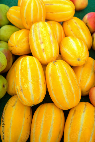 Wallpaper Mural Raw korean melons at farmers market in California United States Torontodigital.ca