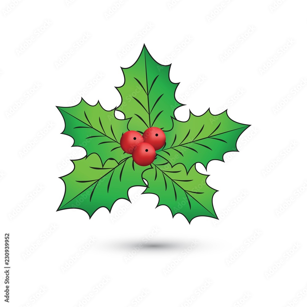 berry with three leaves berry with three leaves