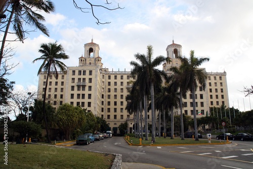 Canvas Print Hotel Nacional de Cuba, en la Habana.