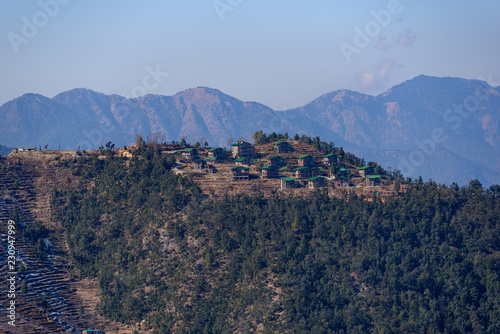 Green mountain landscape from Indian state, Uttrakhand