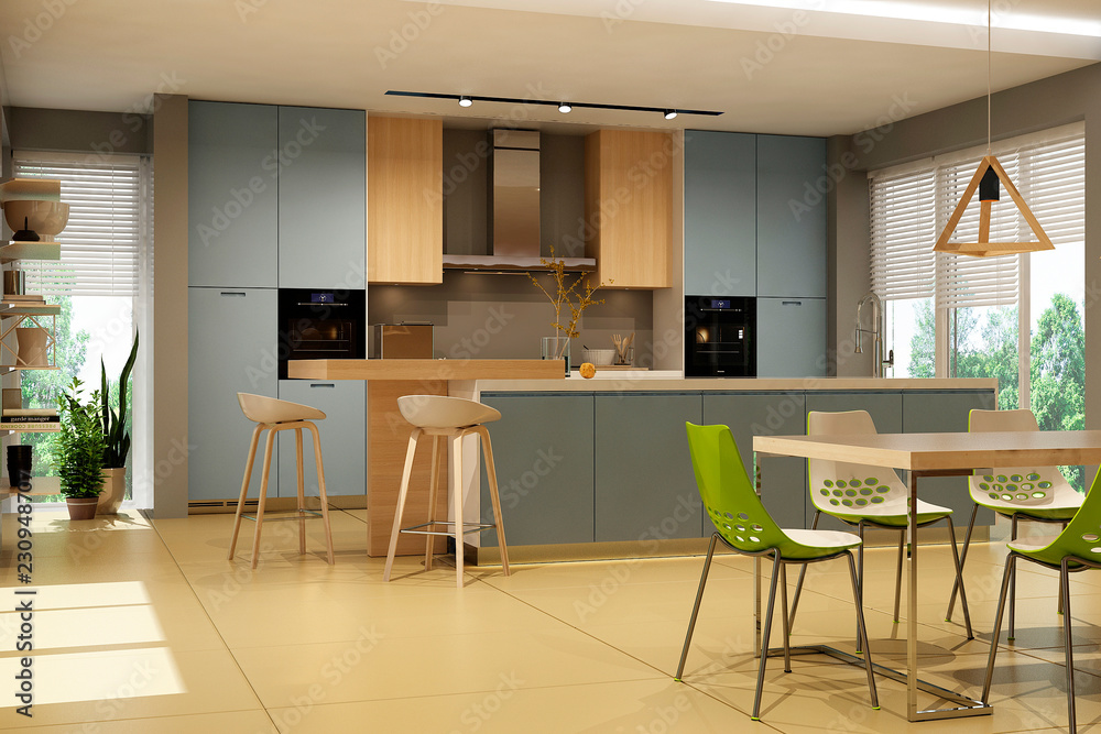 Obraz premium Modern house interior