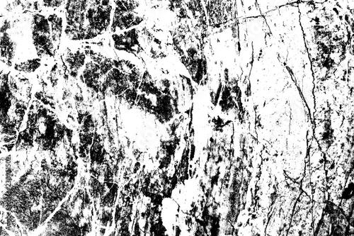 Black and white high contrast marble texture, desaturated high contrast image photo