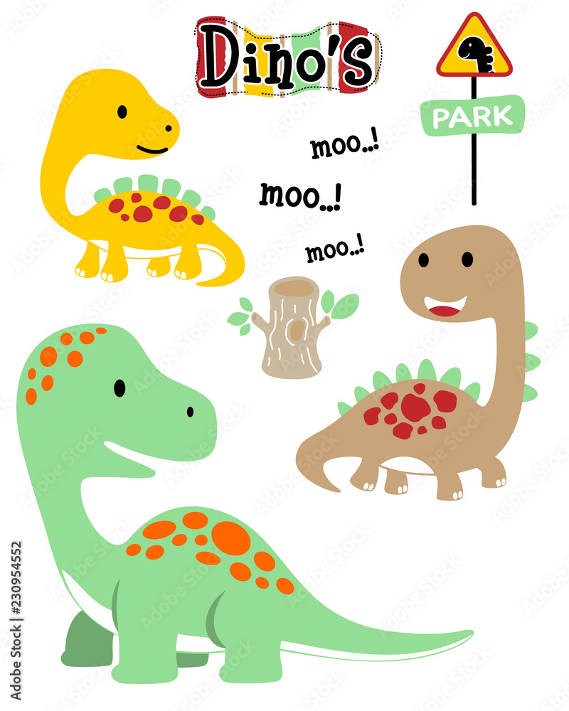set of dinosaurs cartoon set of dinosaurs cartoon