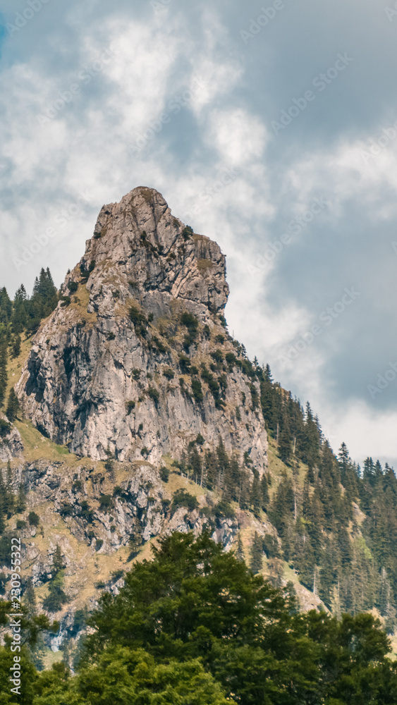 Smartphone HD wallpaper of beautiful alpine view at Ettal - Bavaria - Germany