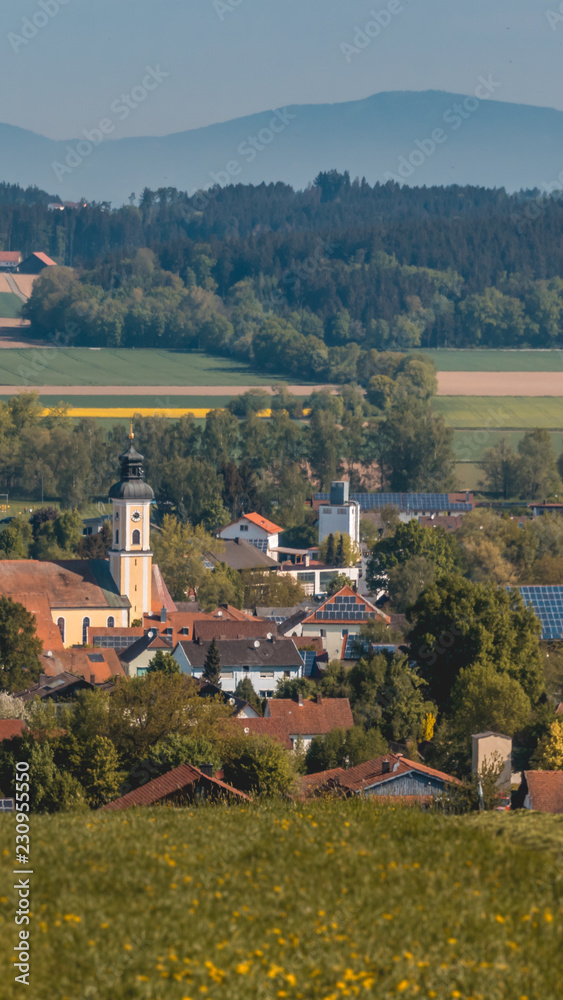 Smartphone HD wallpaper of Beautiful view near Eichendorf - Vils - Bavaria - Germany