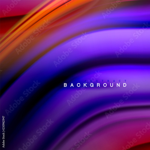 Background abstract - liquid color wave