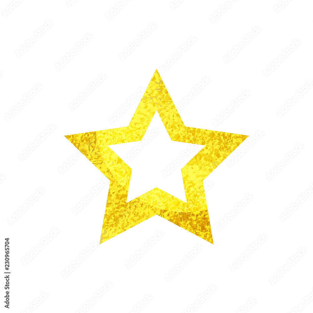 Golden sparkling Christmas Star Golden sparkling Christmas Star