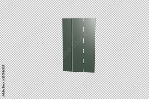 Illustration of Sidewalk on transparent background