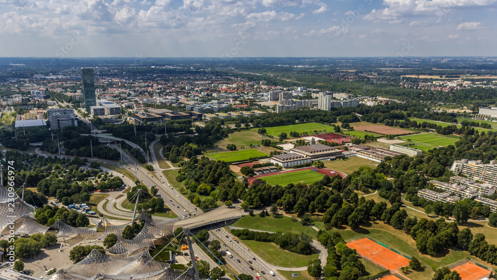 Obraz premium Beautiful view near Munich-Bavaria-Germany