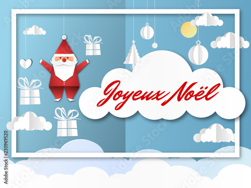 joyeux noël - merry christmas - père noël - santa claus