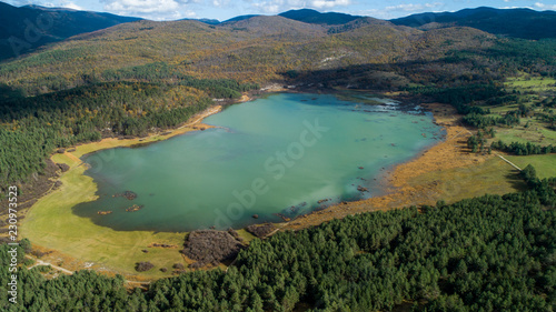 Pivka intermittent lakes (Pivška Jezera; Jezera Pivke) are hydrologic phenomena in Slovenia. A group of 17 lakes inundates karst depressions during high water levels in late autumn and again in spring photo