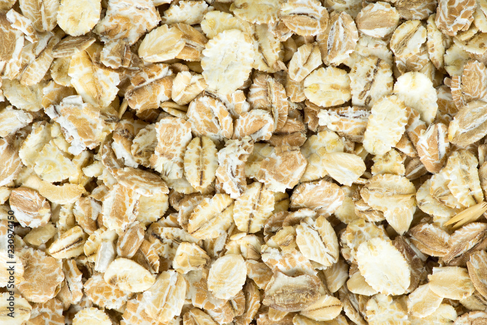 Oat flakes closeup Oat flakes closeup