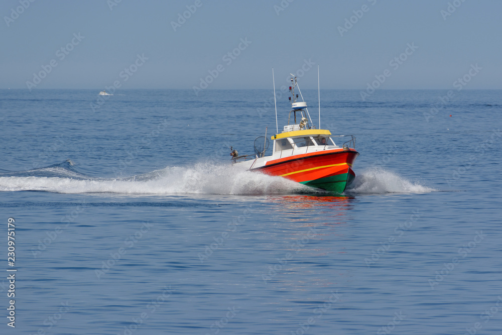bateau de pêche à la pointe du raz