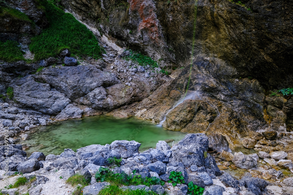 Fratarica waterfalls in Slovenia Fratarica waterfalls in Slovenia