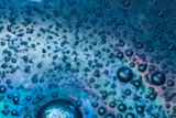 bubbles under water defocus abstraction