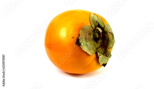 persimmon isolated on white background