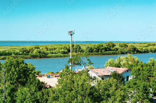 Sulina - Tower view - August colors