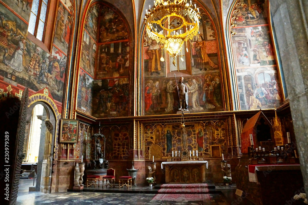 Altar of St Vitus Cathedral in Prague