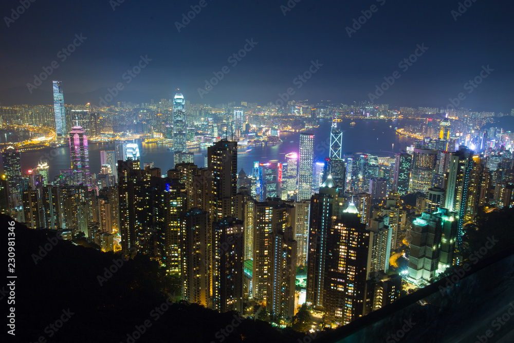 Hong Kong - view   from   the Peak