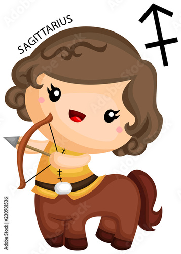a sagittarius sign portrayed by a centaur
