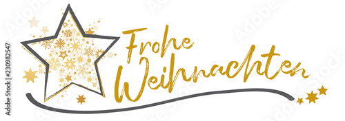 Banner Frohe Weihnachten vektor illustration gold schwarz weiß