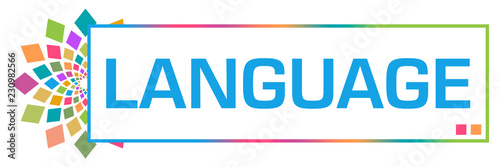 Free Download Language Colorful Circular Box  - GFXLoad