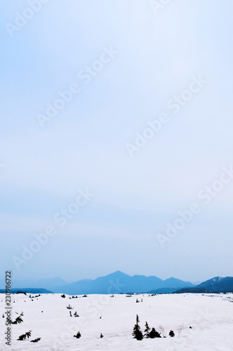 Midagaharal view on snow mountain of Japan alps, Tateyama Kurobe Alpine © PixHound