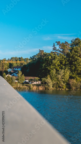 Smartphone HD wallpaper of beautiful view near Zeholfing - Isar - Bavaria - Germany