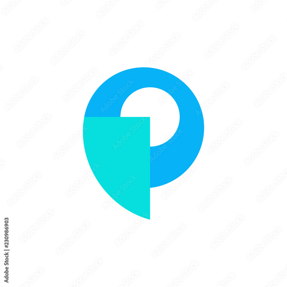 Letter P logo. Icon design. Template elements - vector sign Letter P logo. Icon design. Template elements - vector sign