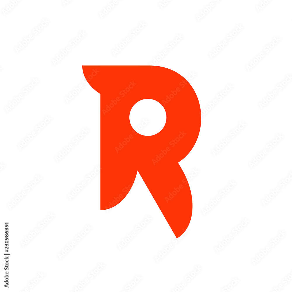 Letter R logo. Icon design. Template elements - vector sign Letter R logo. Icon design. Template elements - vector sign
