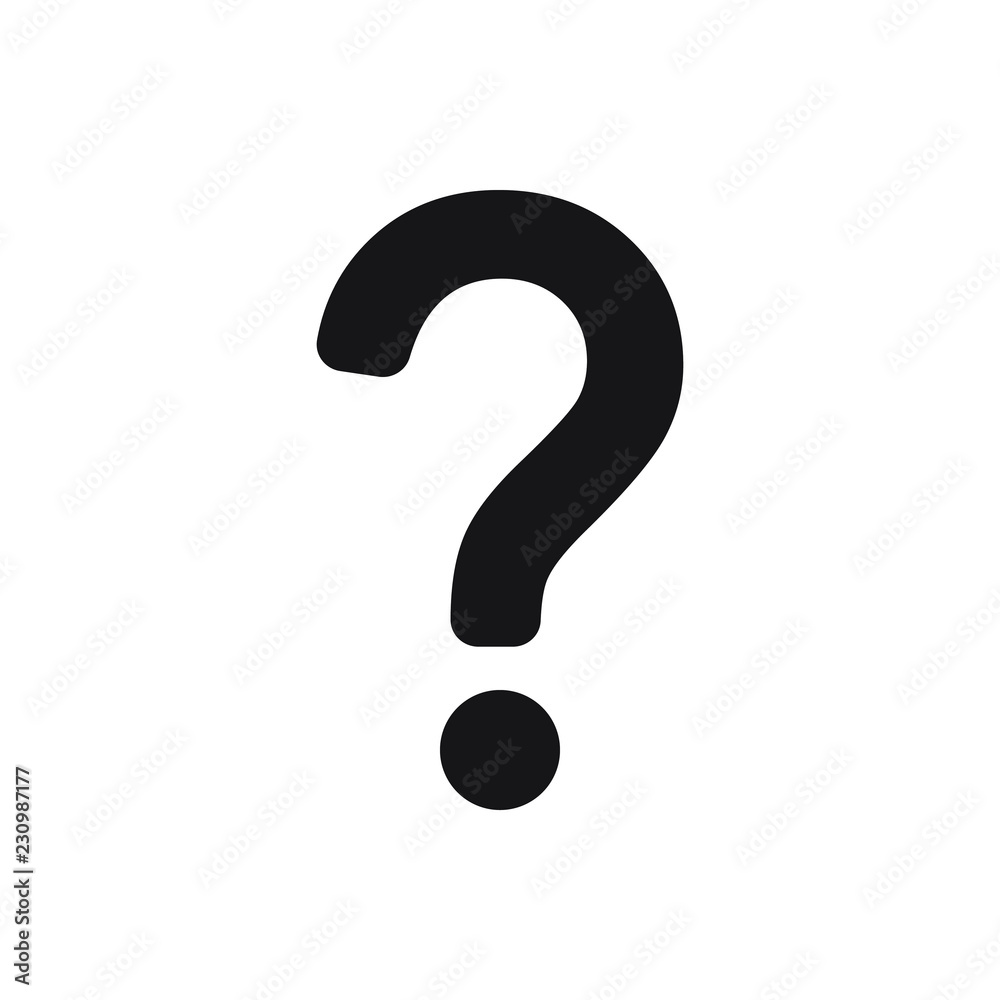 Question mark vector icon, ask symbol. FAQ and help pictogram, flat vector sign isolated on white background. Simple vector illustration for graphic and web design. Question mark vector icon, ask symbol. FAQ and help pictogram, flat vector sign isolated on white background. Simple vector illustration for graphic and web design.