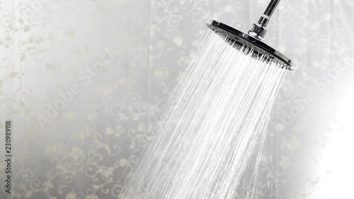 SHOWER HEAD TURNING ON 