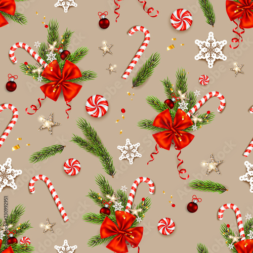 Warm Happy holiday pattern