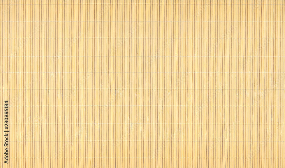Fragment of bamboo mat - obrazy, fototapety, plakaty 