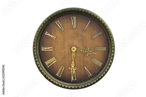 Vintage wooden clock