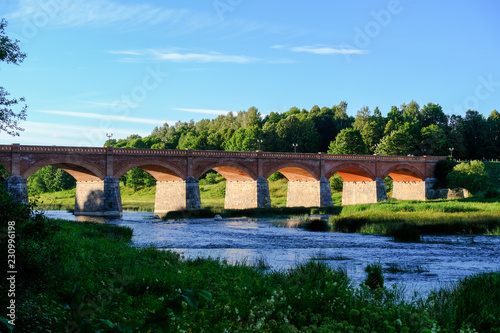 Kuldiga bridge in Latvia