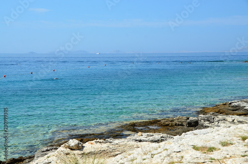 VIEW OF THE ADRIATIC SEA FROM THE CROATIAN COAST © babetka