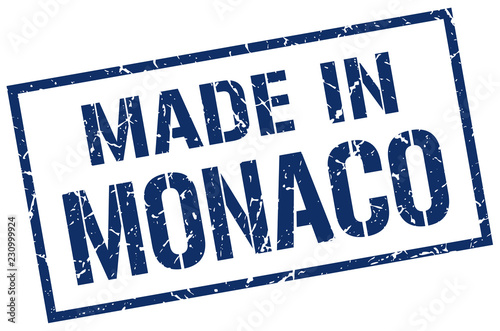 made in Monaco stamp