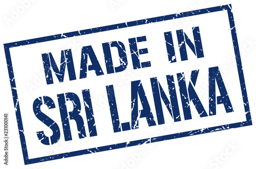 made in Sri Lanka stamp