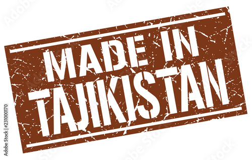 made in Tajikistan stamp